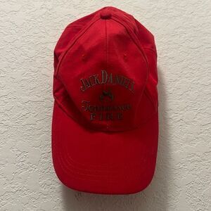 Jack Daniel’s Red Hat - NEW - NEVER WORN - Red Adjustable Hat